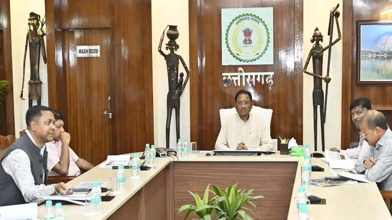 सीएम साय ने जल संसाधन विभाग की ली समीक्षा बैठक