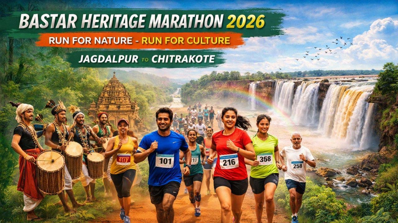 बस्तर हेरिटेज मैराथन 22 मार्च को : सीएम विष्णुदेव साय देंगे सौगात, मिलेगी नई पहचान