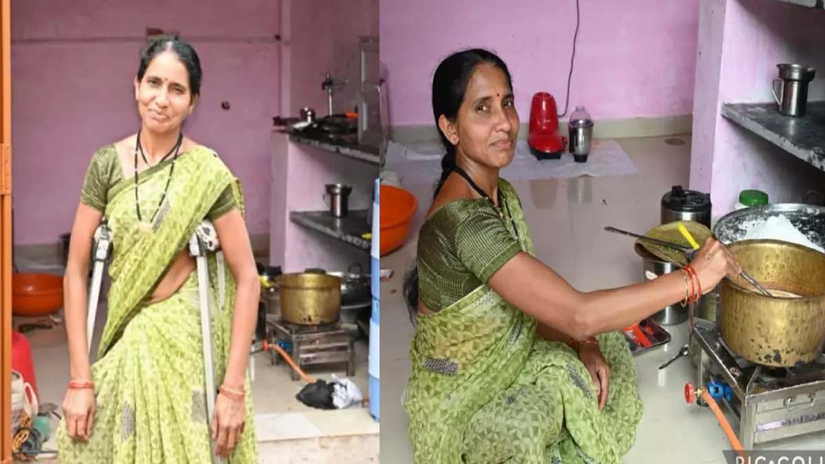 बैसाखियों के सहारे भी बुलंद हौसला, दिव्यांग विश्नोई बनीं आत्मनिर्भरता की मिसाल