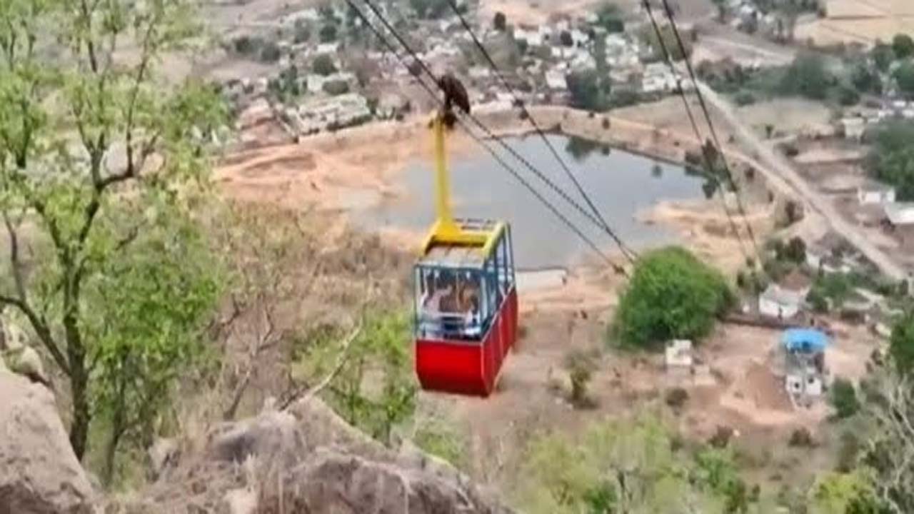 खल्लारी माता मंदिर का रोपवे टूटा , कई श्रद्धालु हुए घायल